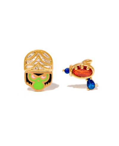 Серьги-гвоздики Girls Crew The Powerpuff Girls Mojo Jojo Crystal Enamel