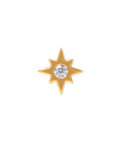 Girls Crew Crystal Star Bright Flat Back Earring