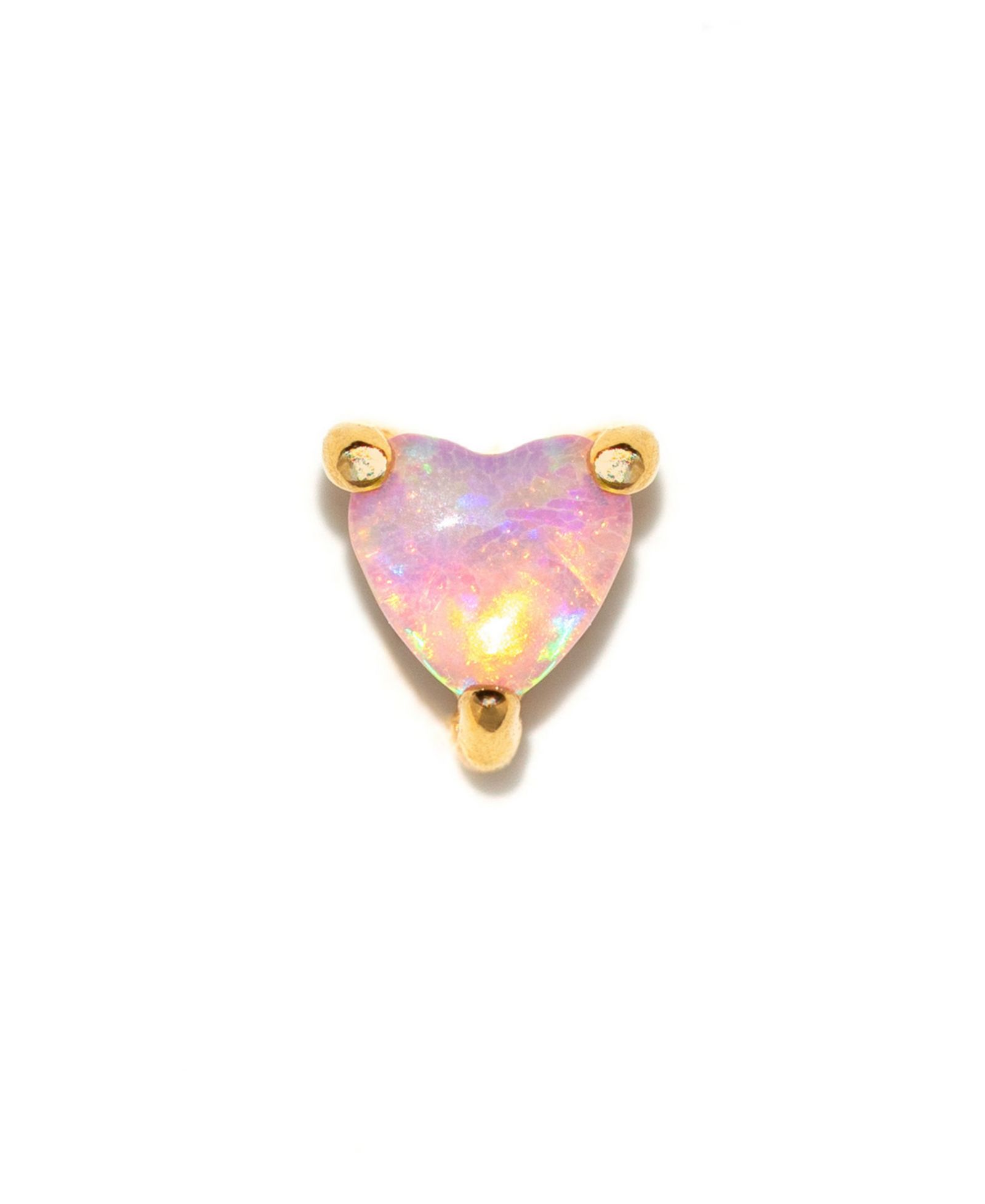 Серьги Girls Crew Faux Pink Opal Flat Back