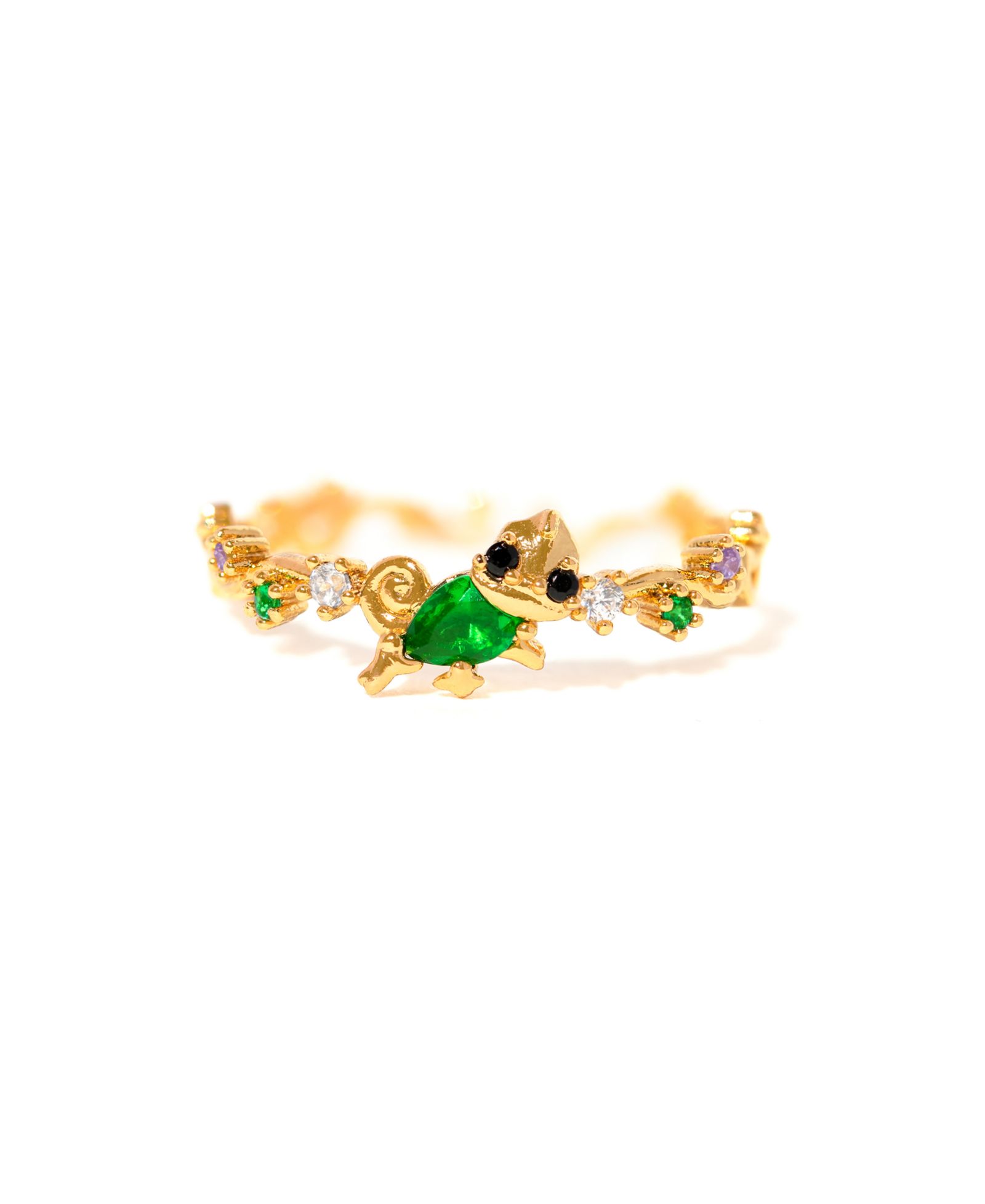 Girls Crew Disney Tangled Pascal Crystal Ring