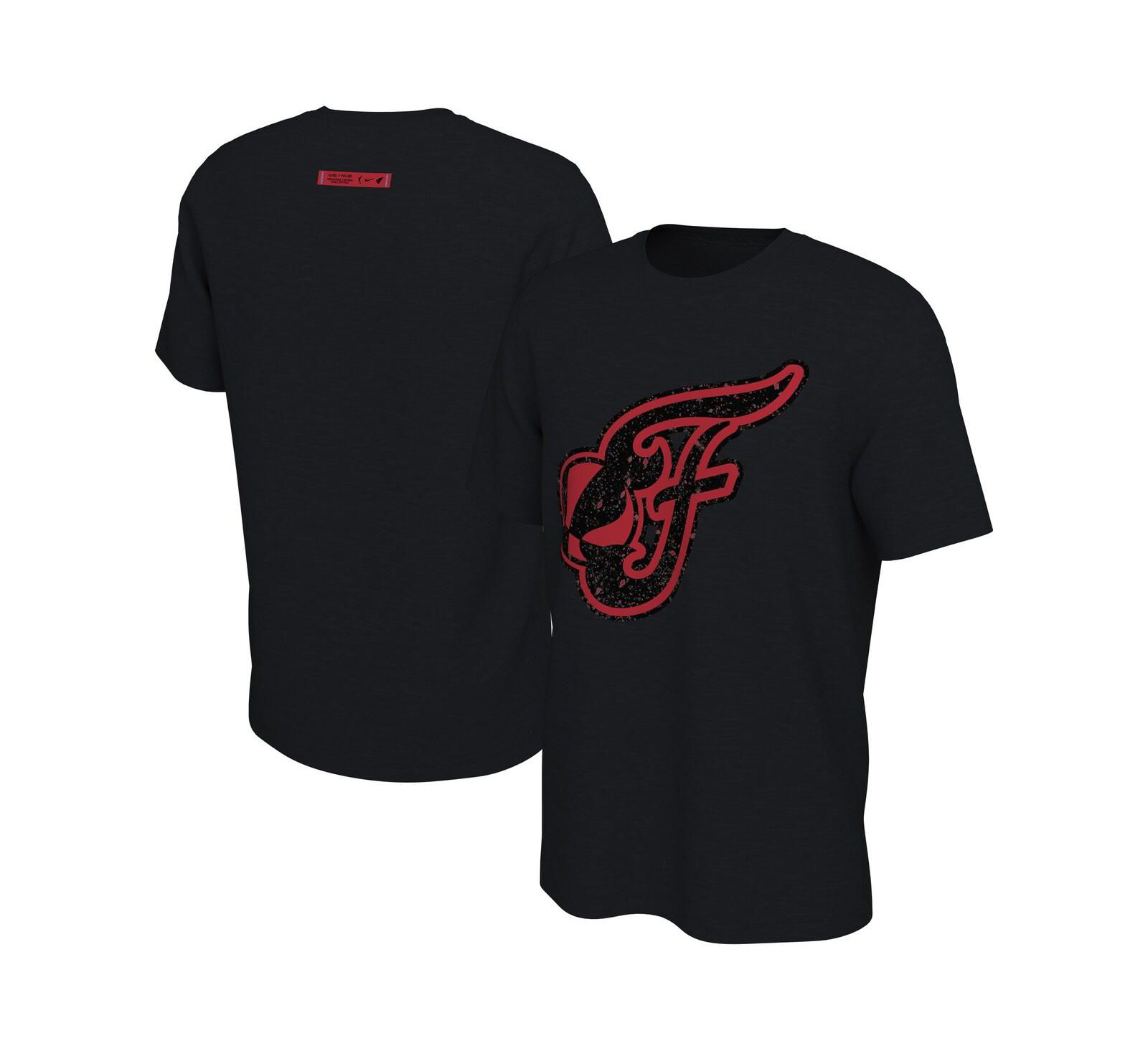 Oversized футболка Nike Men's and Women's Black Indiana Fever Rebel Edition Collection