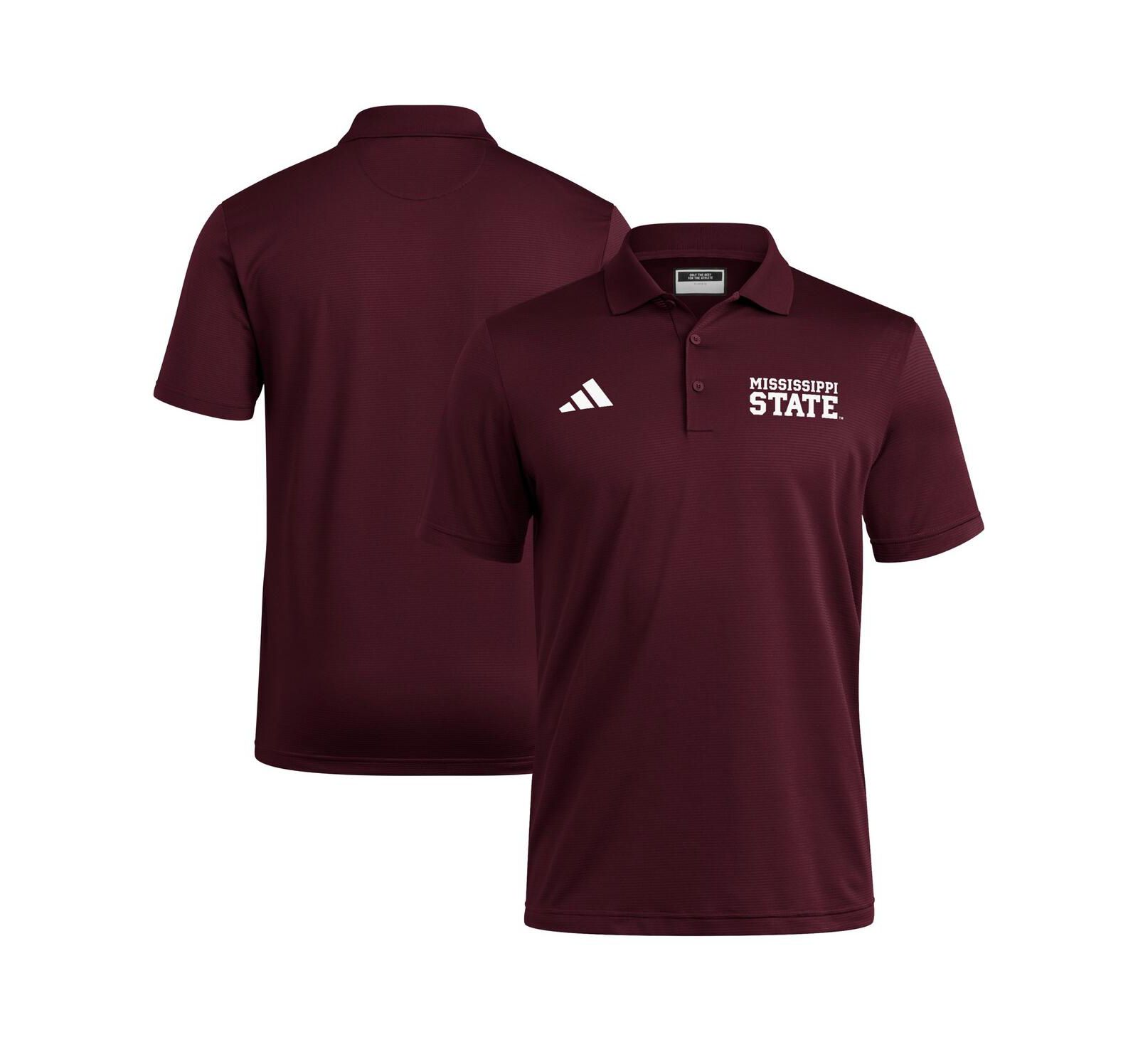 adidas Мужская рубашка-поло Mississippi State Bulldogs