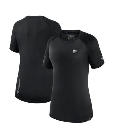 Женская футболка Fanatics Pittsburgh Penguins Authentic Pro Tech, черная