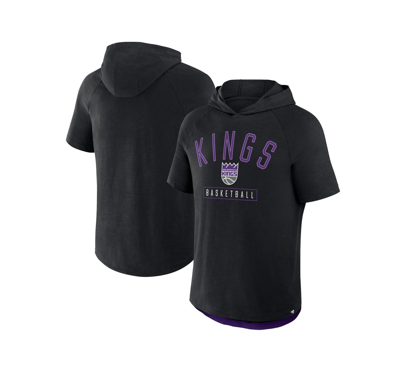 Fanatics Мужская черная толстовка-худи Sacramento Kings Pass Legend Raglan