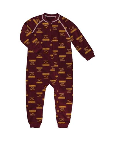 Джемпер Outerstuff Toddler Burgundy Washington Commanders Raglan Full-Zip для малышей