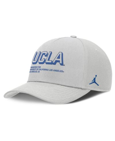 Jordan Men's Gray UCLA Bruins 2025 Sideline Dust Pinched Rise Adjustable Hat