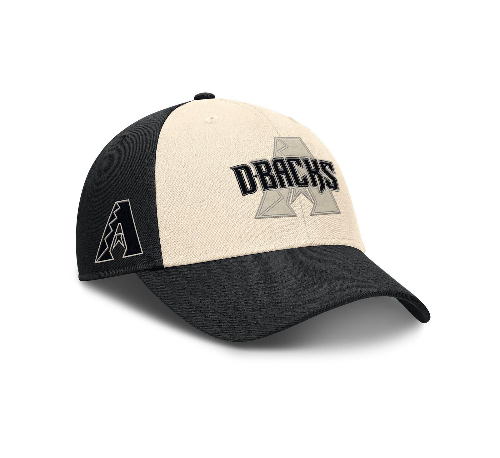 Nike Men's Black/Natural Arizona Diamondbacks Statement Club Performance Adjustable Hat