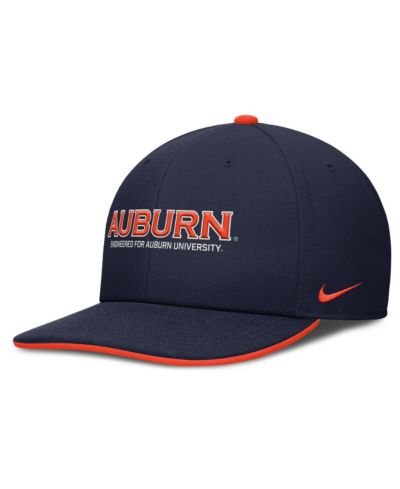 Nike Мужская бежевая кепка Auburn Tigers 2025 On-Field Pro Dri-FIT Adjustable Navy