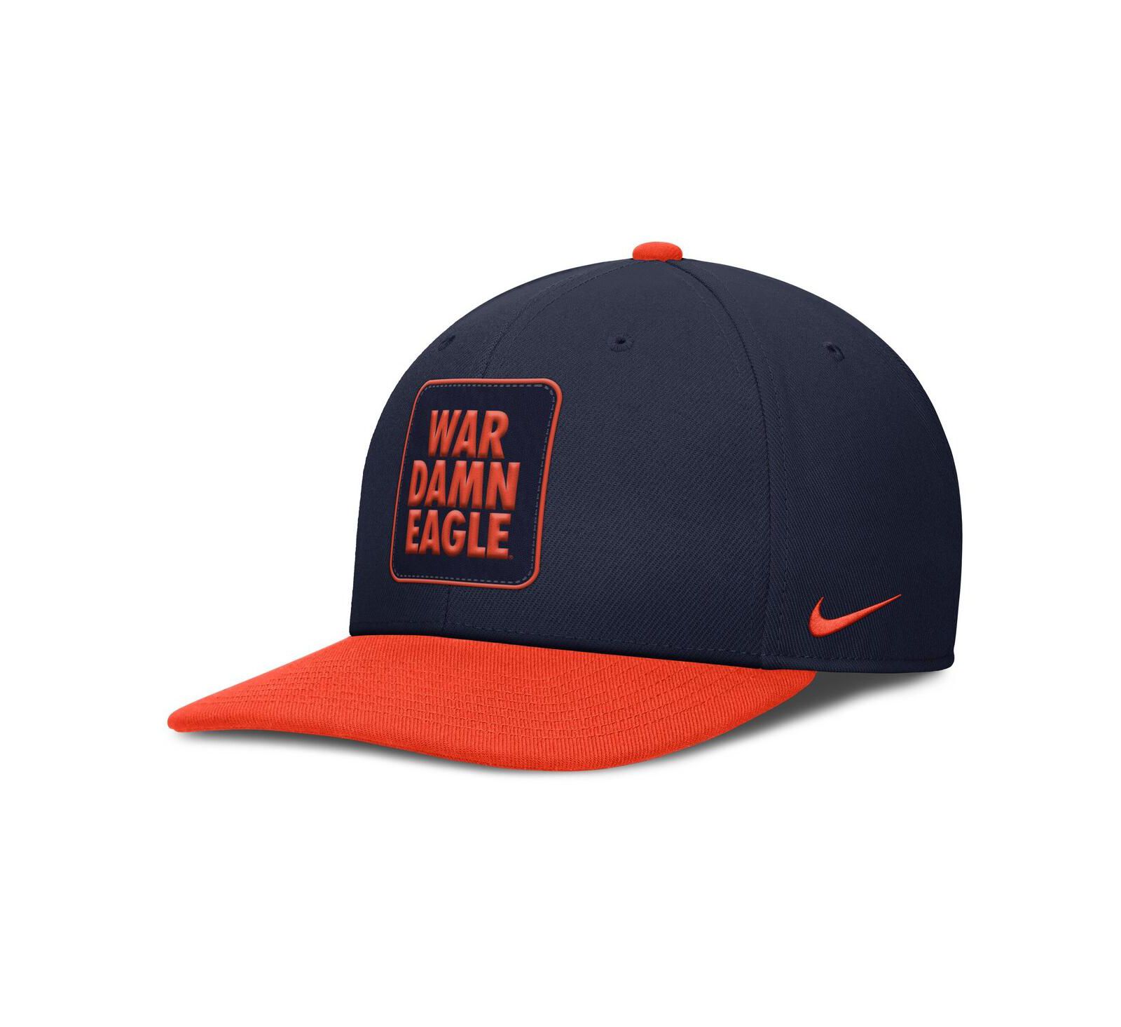 Nike Men's Navy/Orange Auburn Tigers 2025 Sideline Campus Pro Local Snapback Hat