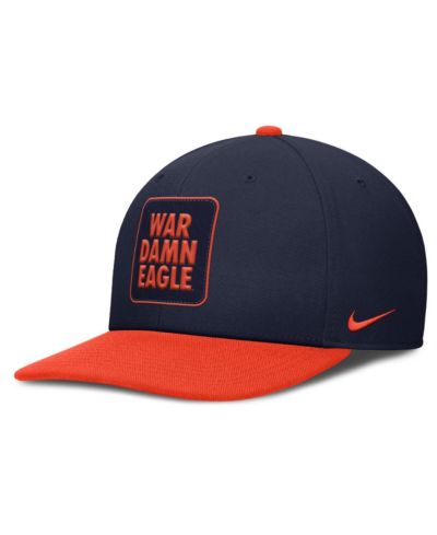 Nike Men's Navy/Orange Auburn Tigers 2025 Sideline Campus Pro Local Snapback Hat