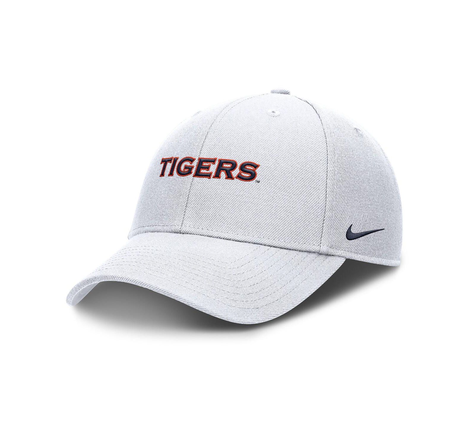 Nike Мужская регулируемая кепка Auburn Tigers 2025 On-Field Gameday Rise, цвет White