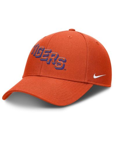 Nike Men's Orange Clemson Tigers Slanted Primetime Rise Performance Adjustable Hat