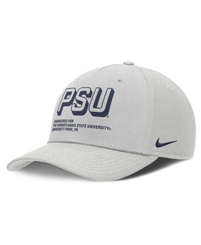 Nike Мужская серая кепка Penn State Nittany Lions 2025 Sideline Dust с регулируемой посадкой