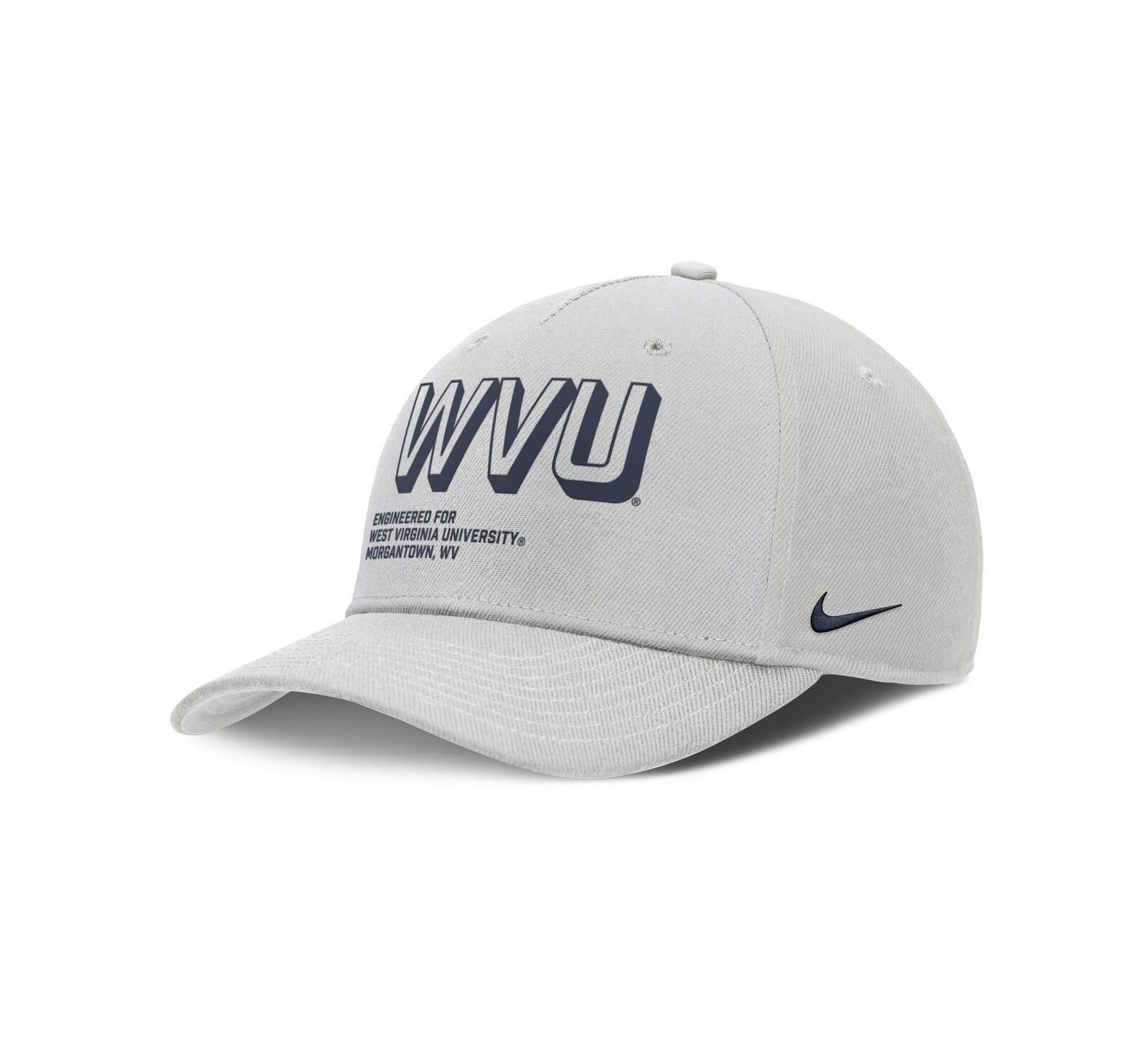Кепка Nike Men's Gray West Virginia Mountaineers 2025 Sideline Dust