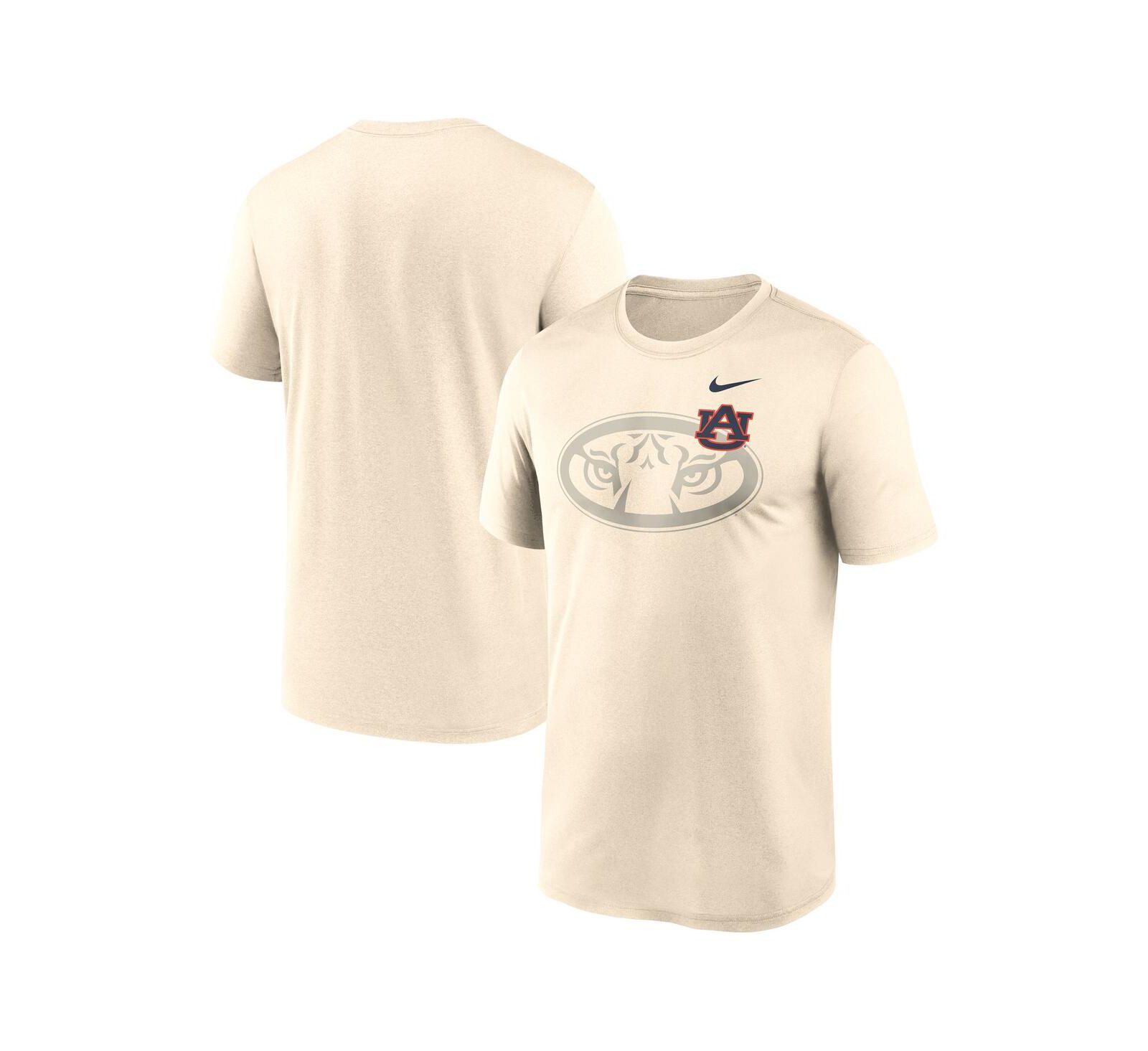 Мужская футболка Nike Natural Auburn Tigers Campus Shadow Legend Dri-FIT