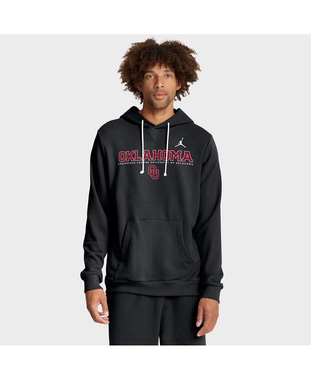 Jordan мужское худи Oklahoma Sooners 2025 Sideline Standard Issue Dri-FIT Black