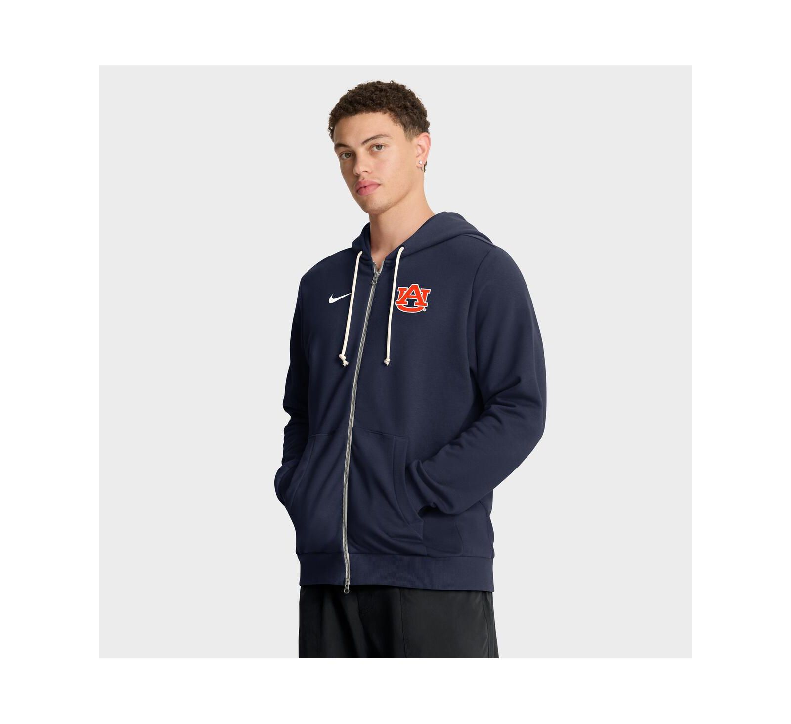 Мужская толстовка Nike Navy Auburn Tigers 2025 Sideline Standard Issue Dri-FIT Full-Zip