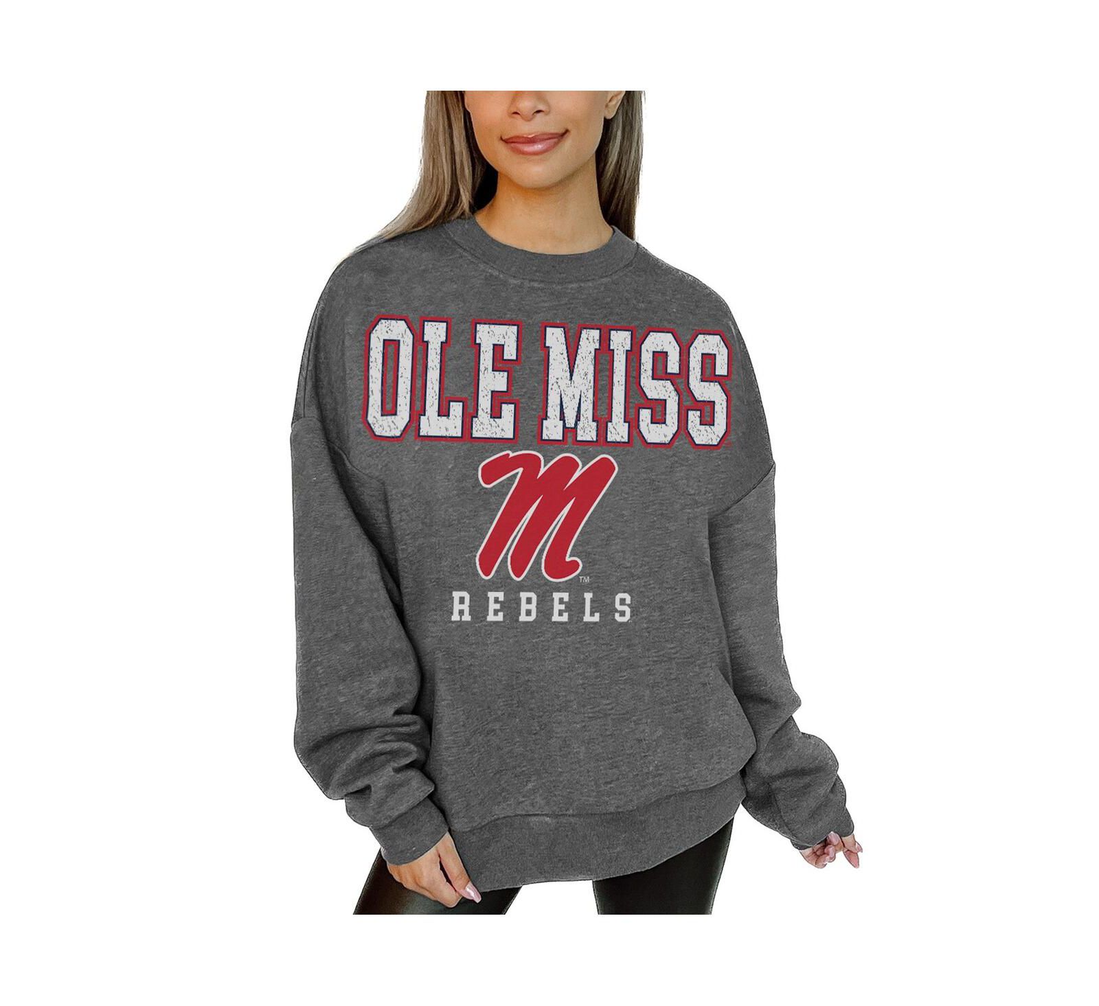 Gameday Couture женский свитшот оверсайз Ole Miss Rebels Heather Charcoal