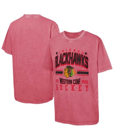 Outerstuff Big Boys and Girls Red Chicago Blackhawks Sure Short T-Shirt