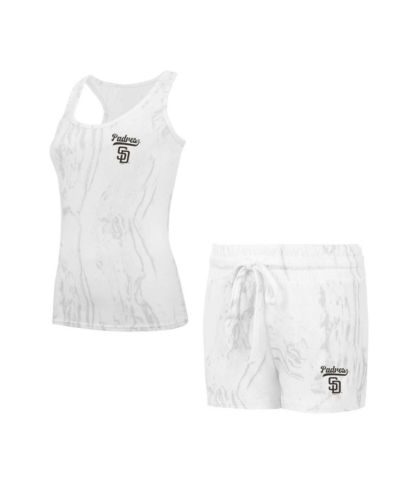 Concepts Sport Women's 2-Piece San Diego Padres Quartz Tank Top and Shorts Set