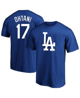 Fanatics Мужская футболка Shohei Ohtani Royal Los Angeles Dodgers Big & Tall Name & Number