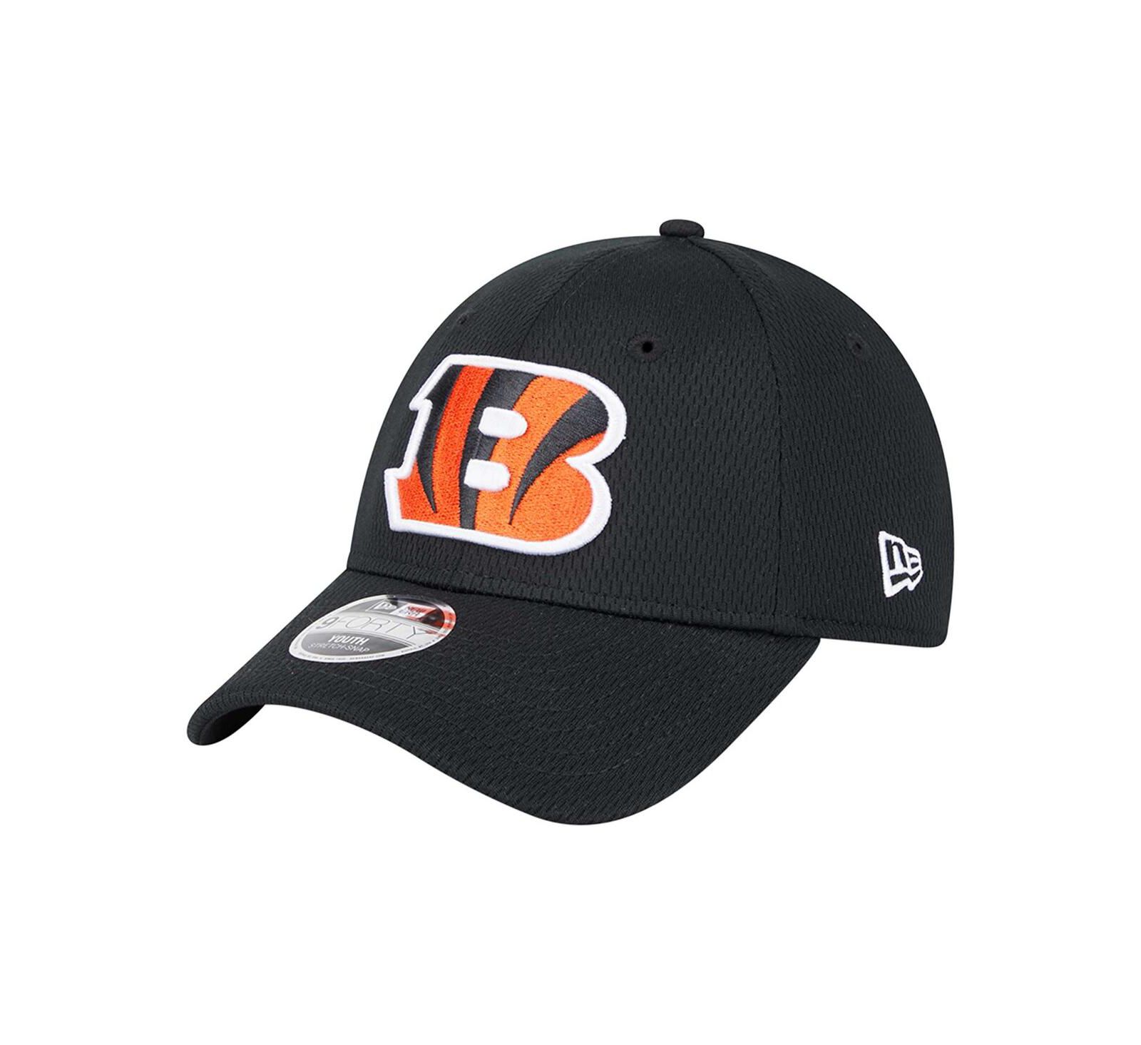 Детская кепка New Era Black Cincinnati Bengals Main 9FORTY Adjustable