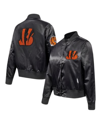Женская атласная куртка Pro Standard Cincinnati Bengals с украшениями, черная