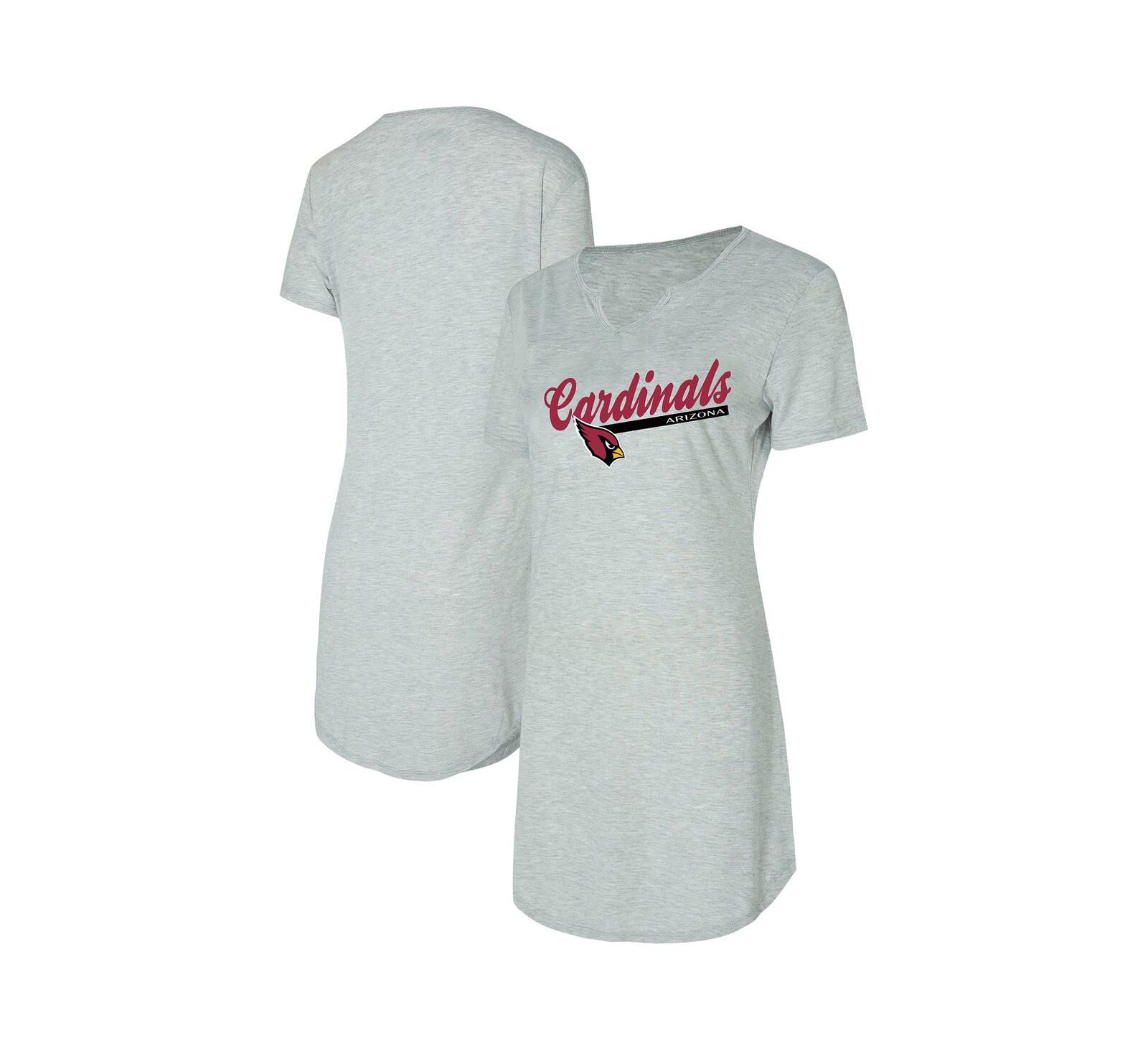 Женская ночная рубашка Concepts Sport Arizona Cardinals Gray