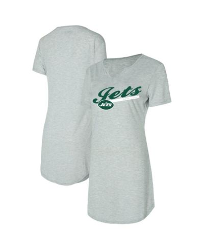 Женская ночная рубашка Concepts Sport Gray New York Jets Petition Knit