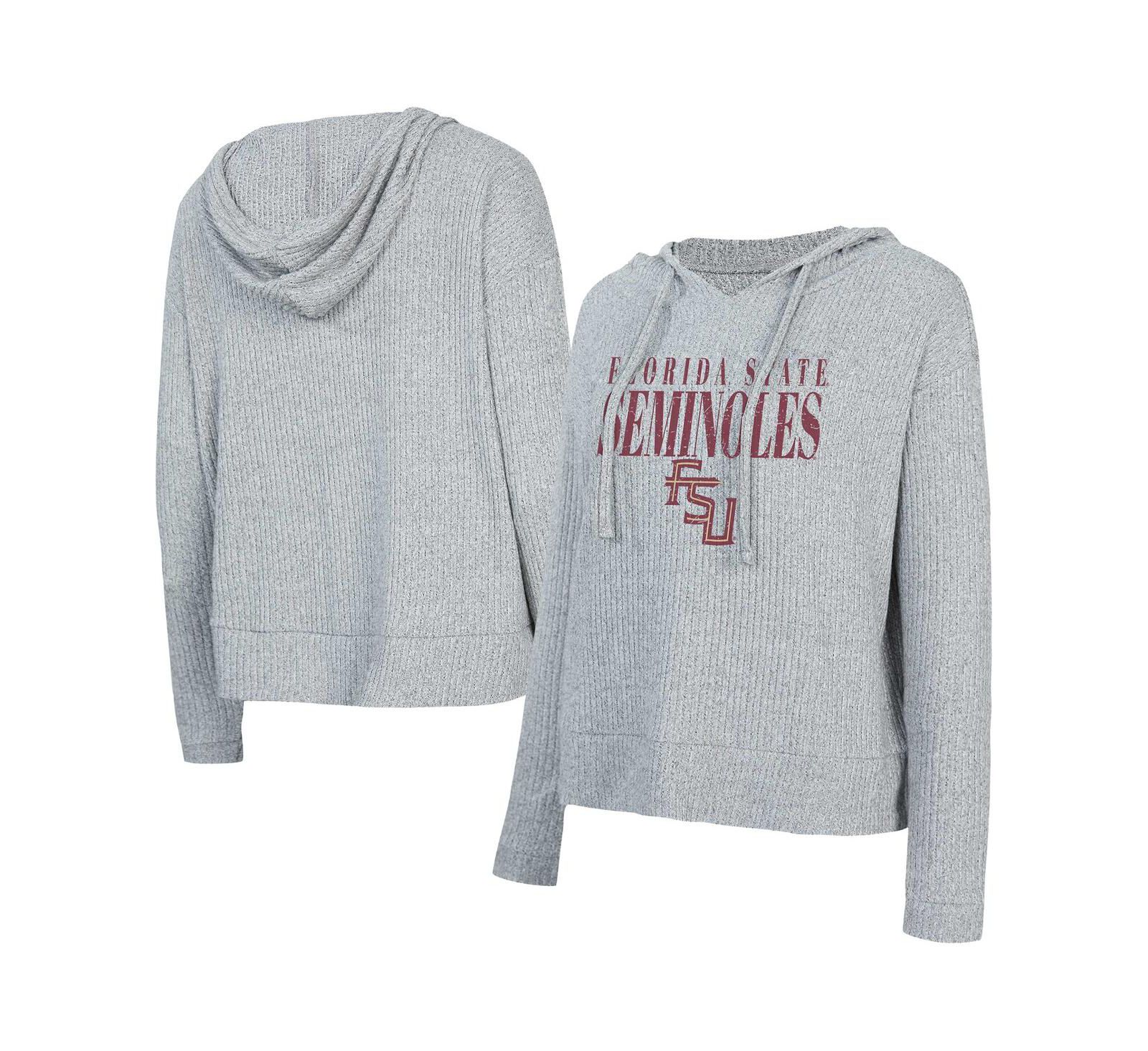 Женское худи Concepts Sport Florida State Seminoles Cropped Long Sleeve