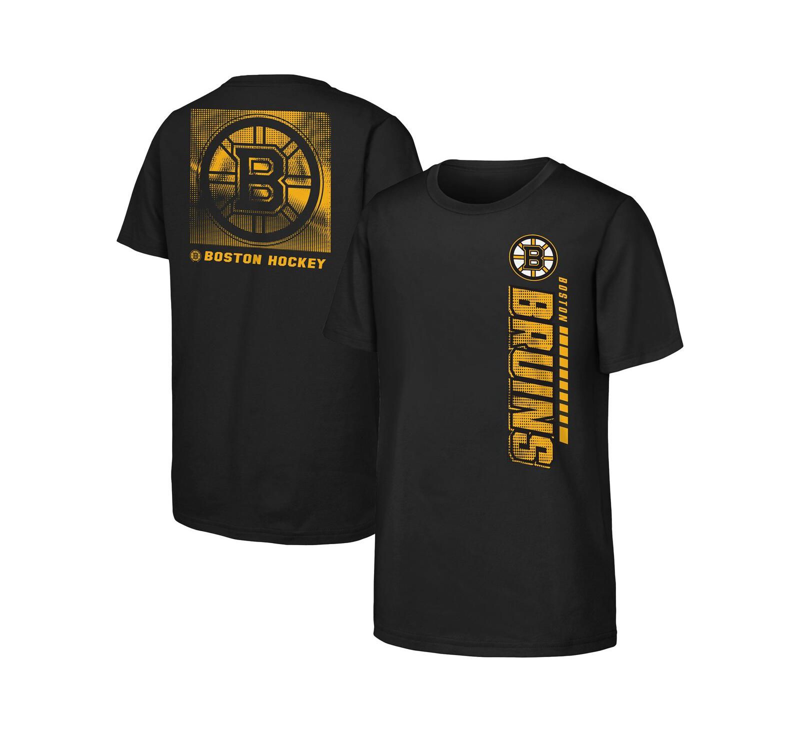 Детская футболка Outerstuff Black Boston Bruins Atmosphere для мальчиков и девочек