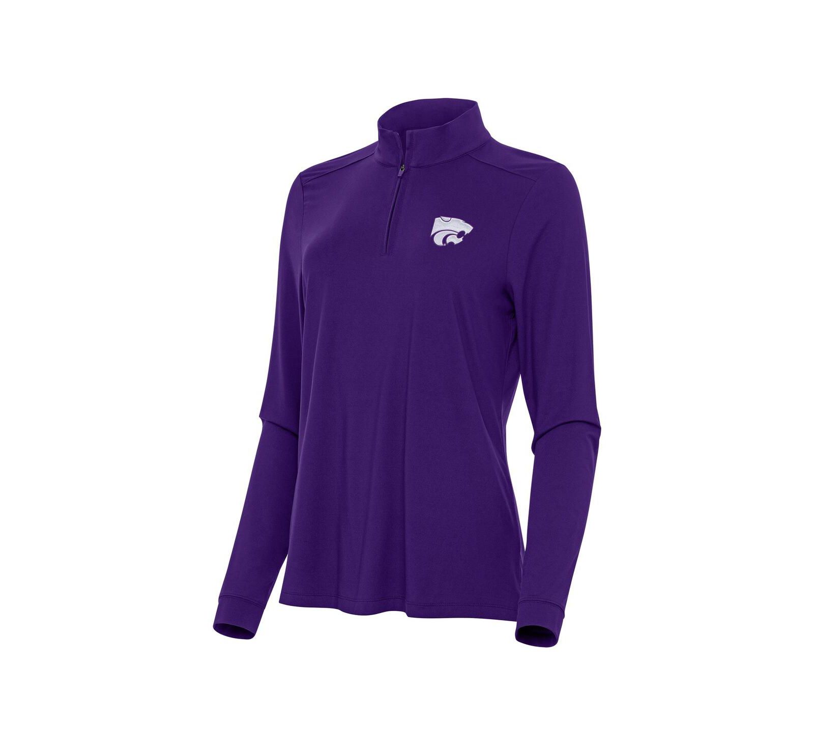 Женский свитшот Antigua Kansas State Wildcats Intent, фиолетовый