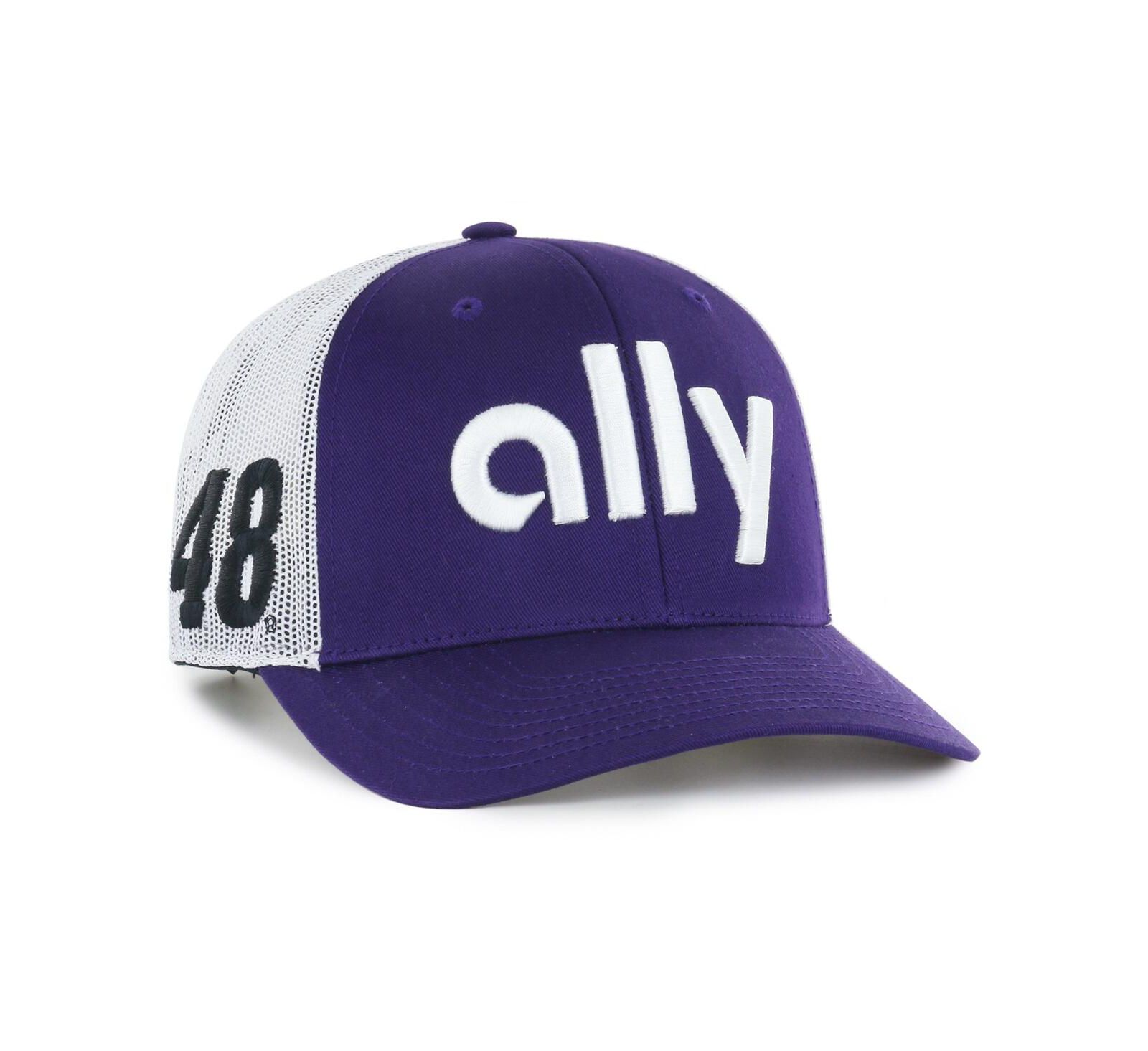 '47 Brand Мужская бейсболка Alex Bowman Trucker регулируемая, фиолетовая
