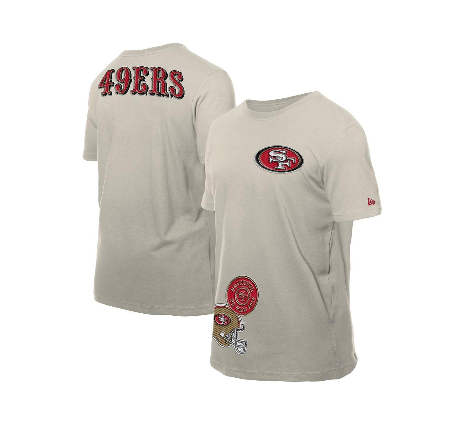 Мужская футболка New Era San Francisco 49ers Multi Patch Light Beige