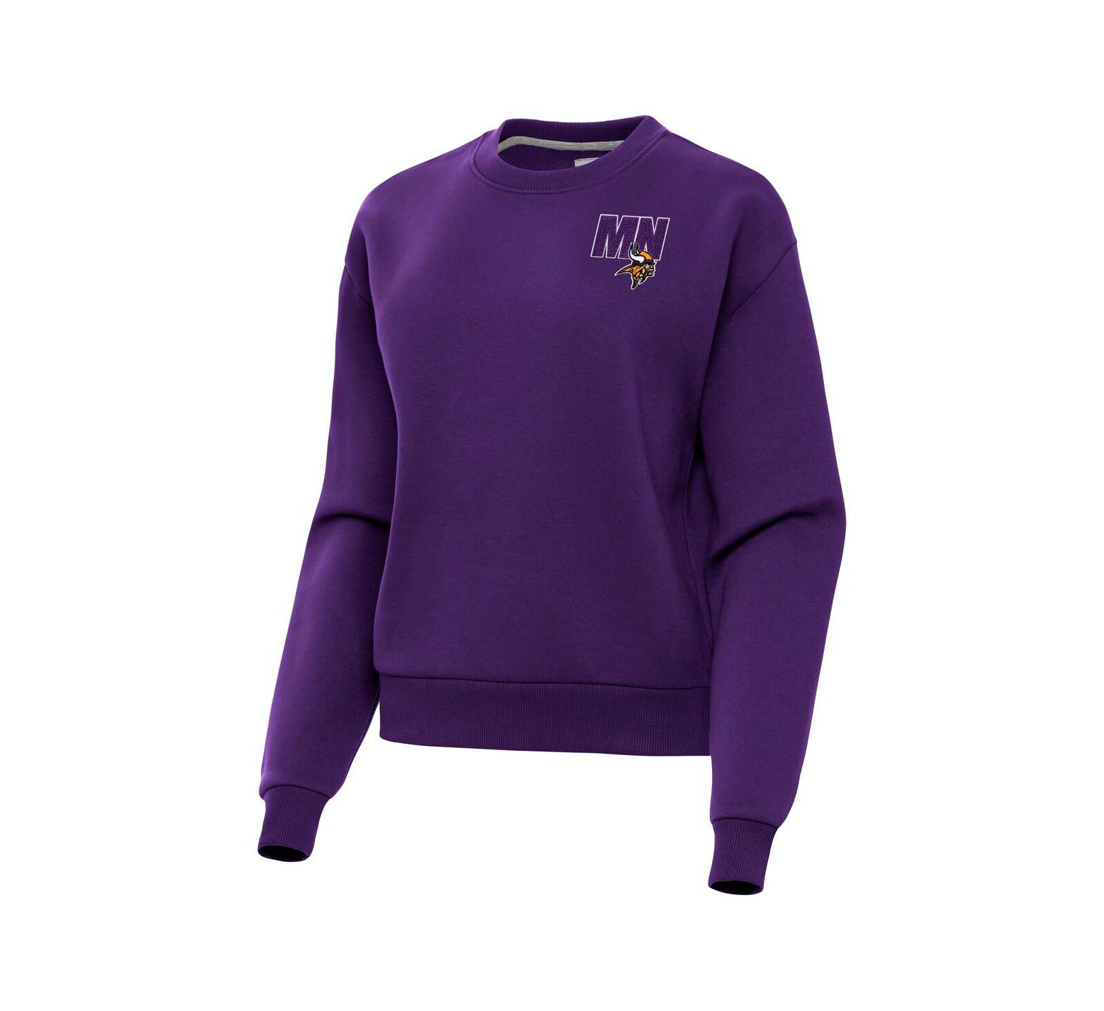 Женское свитшот-пуловер Antigua Minnesota Vikings Victory, фиолетовое