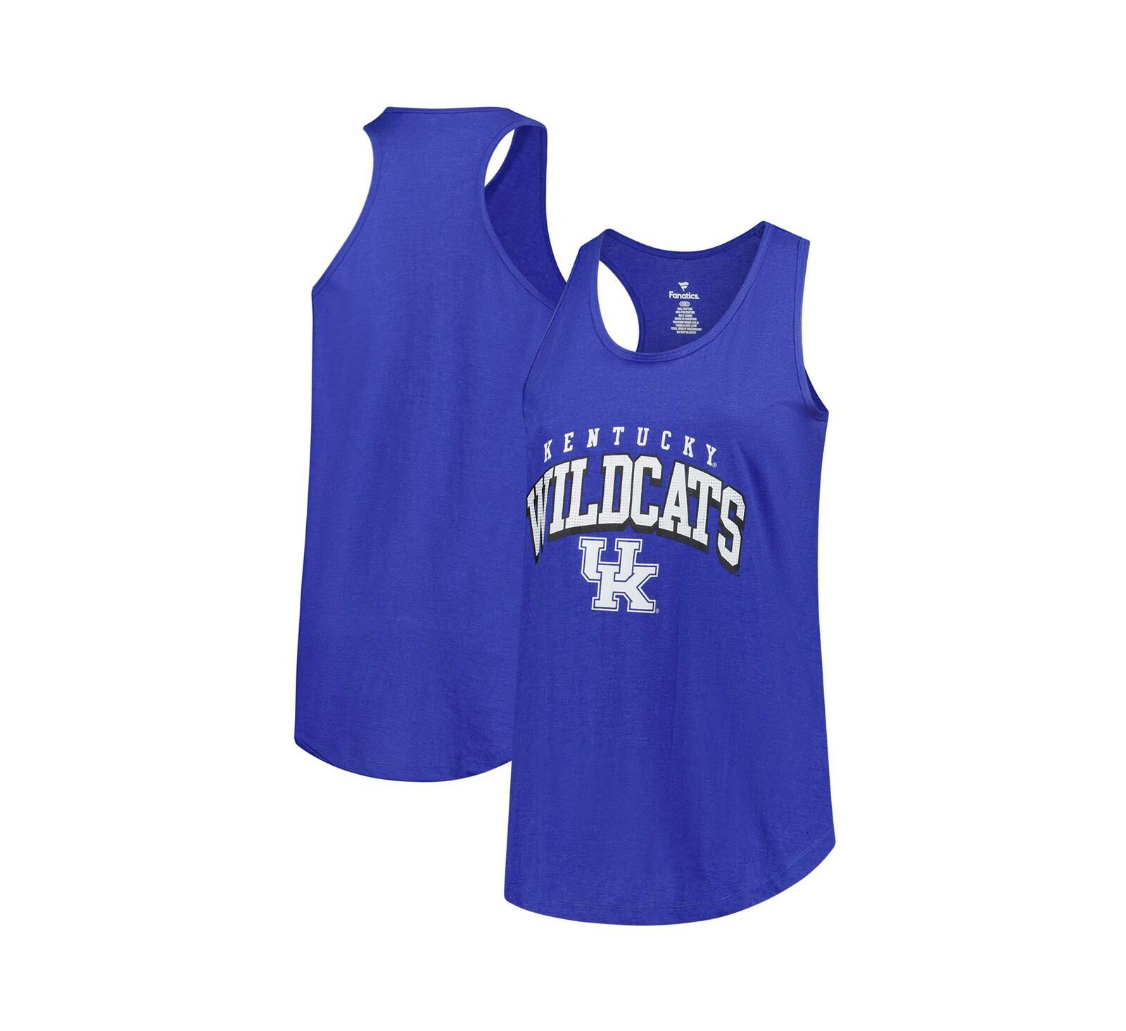 Fanatics Women's Royal Kentucky Wildcats Plus Size Arch Tank Top