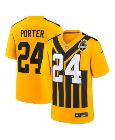 Nike Big Boys and Girls Joey Porter Jr. Gold Pittsburgh Steelers Alternate 1933 Throwback Game Jersey