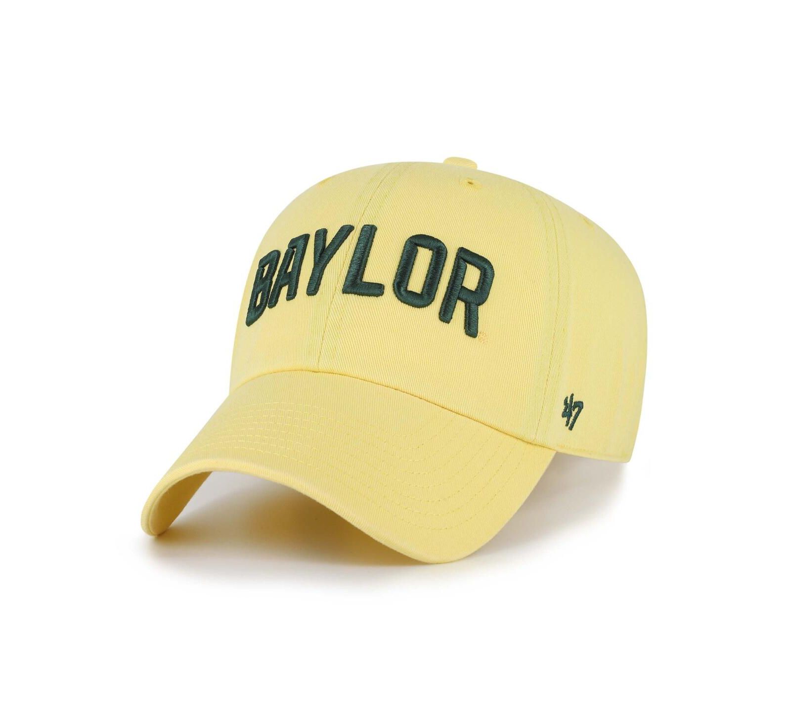 '47 Brand Мужская регулируемая кепка Maize Baylor Bears Clean Up