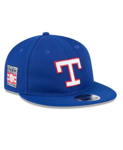 Мужская бейсболка New Era Royal Texas Rangers Baseball Hall of Fame Retro Crown 9FIFTY Adjustable Hat