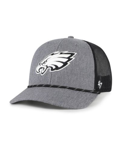 '47 Brand Мужская кепка Philadelphia Eagles Carbon Rope Trucker, цвет heather charcoal