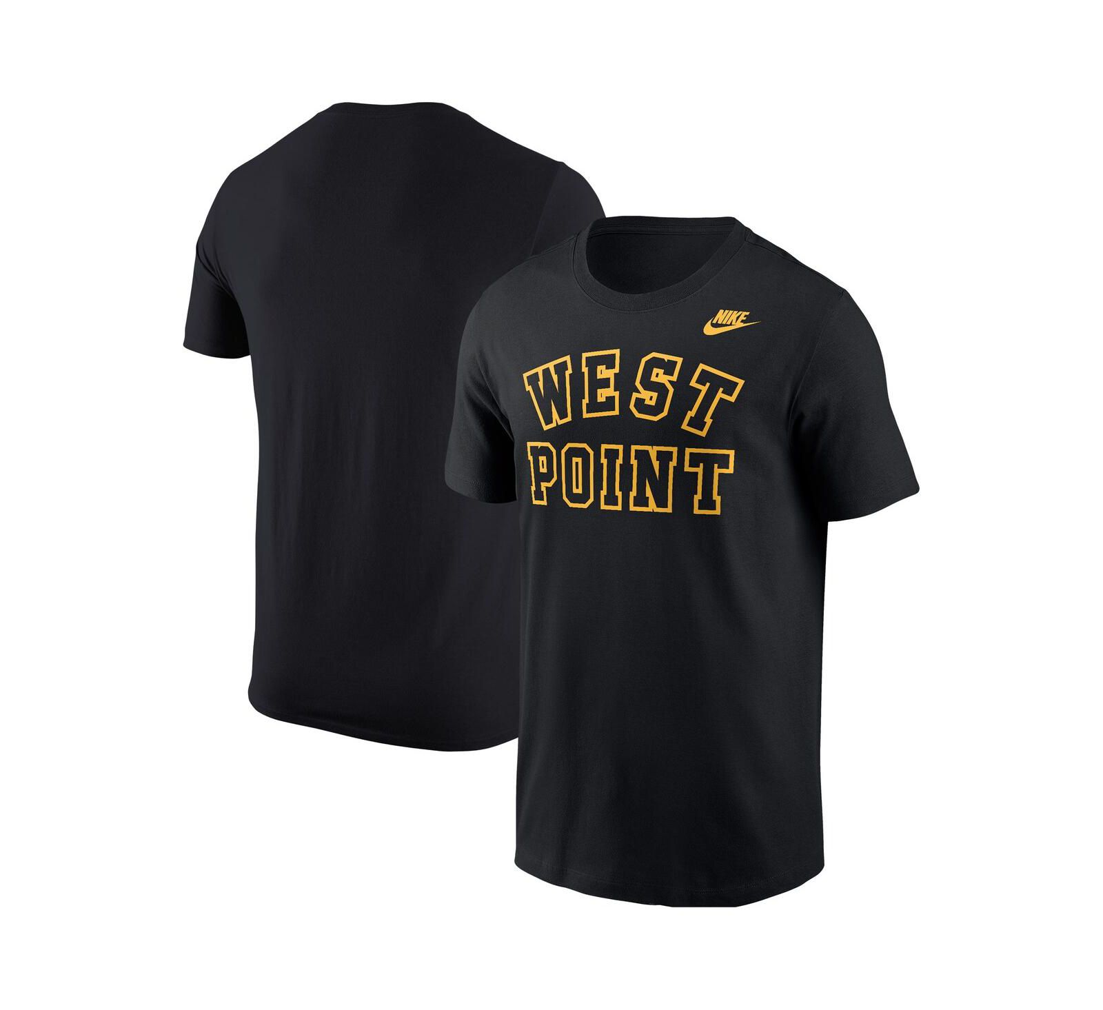 Nike Men's Black Army Black Knights Wordmark West Point Classic Collection T-Shirt