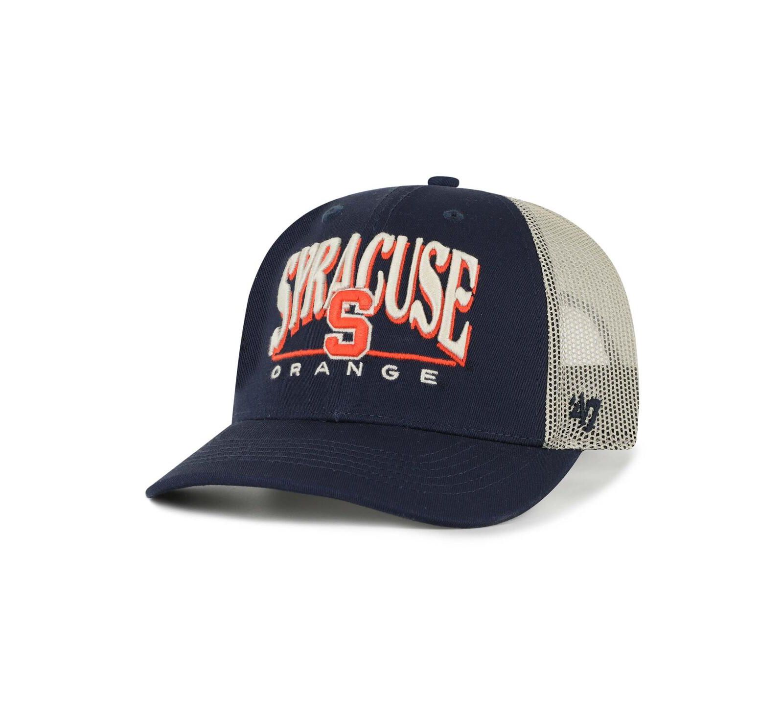 Мужская регулируемая кепка-траккер '47 Brand Navy Syracuse Orange Arid