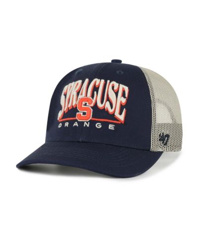 Мужская регулируемая кепка-траккер '47 Brand Navy Syracuse Orange Arid
