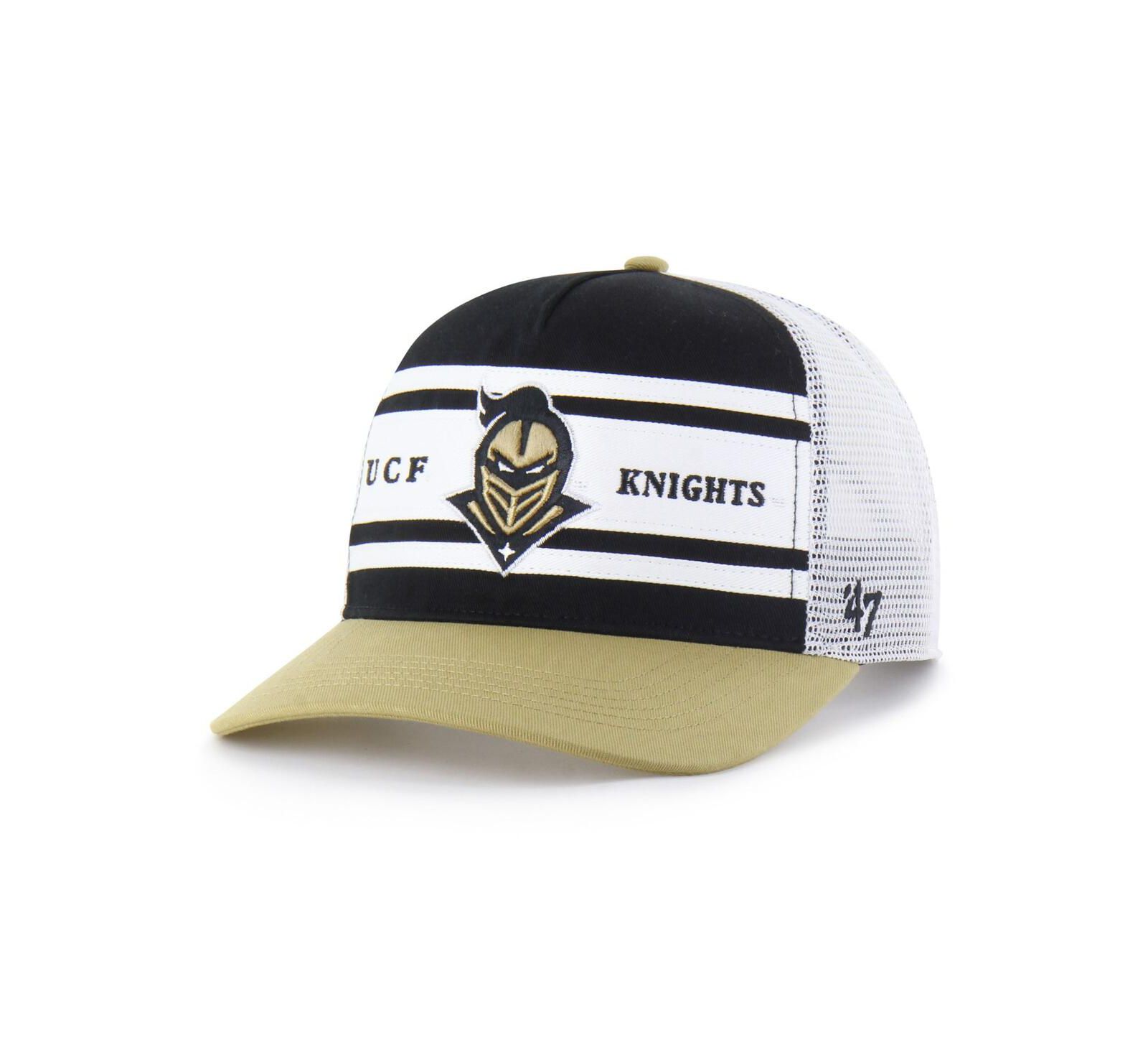 Кепка '47 Brand для мальчиков и девочек UCF Knights Super Stripe Hitch, черная/золотая