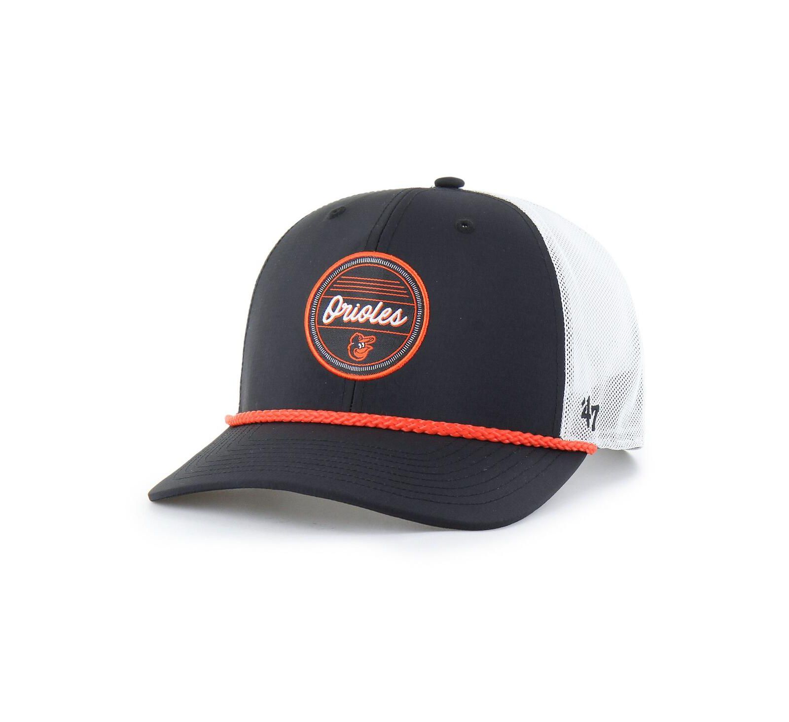 '47 Brand Men's Black/White Baltimore Orioles Fairway Trucker Adjustable Hat