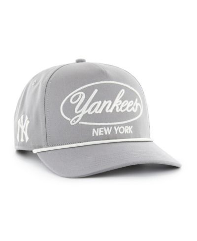 Мужская кепка '47 Brand Gray New York Yankees Foundational Hitch Adjustable