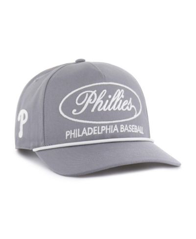 Мужская регулируемая кепка '47 Brand Gray Philadelphia Phillies Foundational Hitch