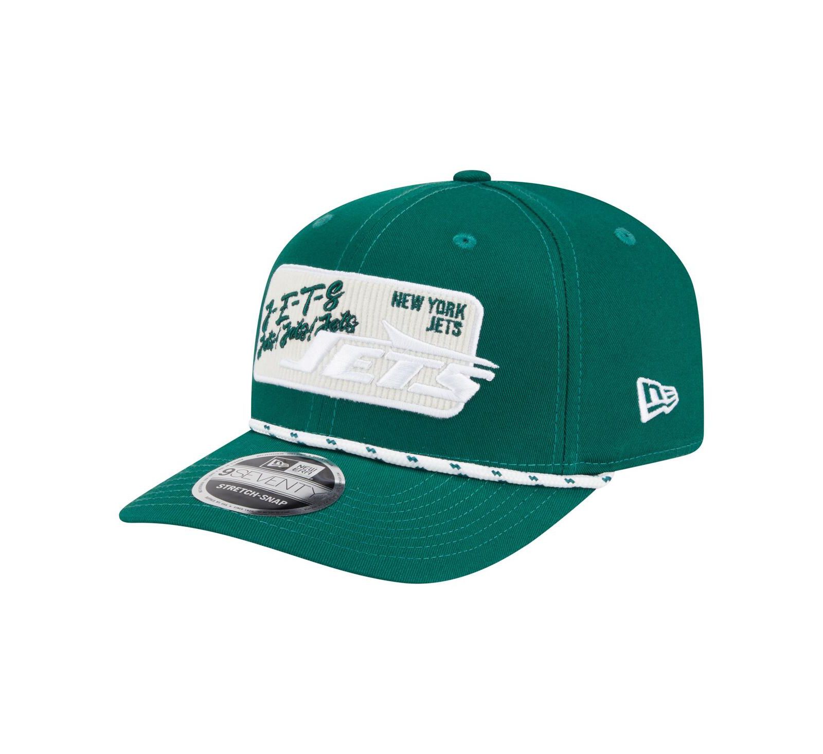 New Era Мужская кепка New York Jets Chant 9SEVENTY Stretch-Snap Green