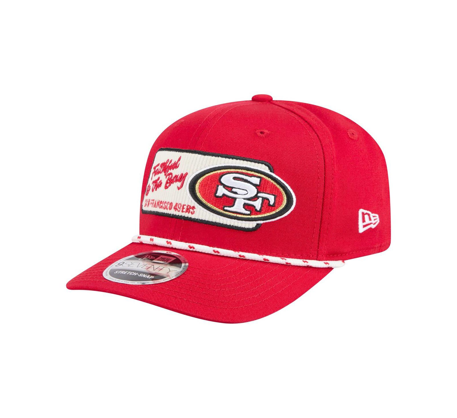 New Era Мужская кепка 9SEVENTY Stretch-Snap Scarlet San Francisco 49ers Chant