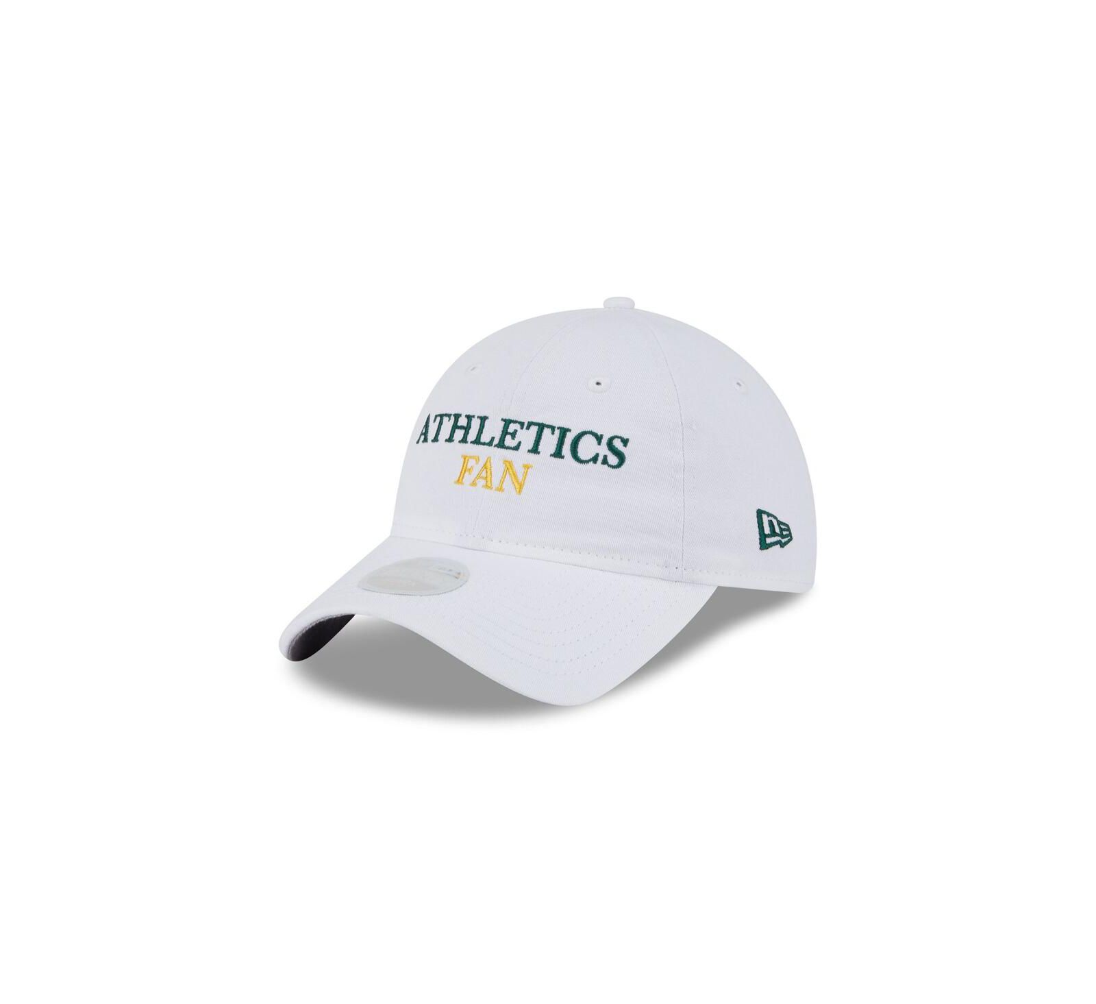 New Era Women's White Athletics Team Fan 9TWENTY Adjustable Hat